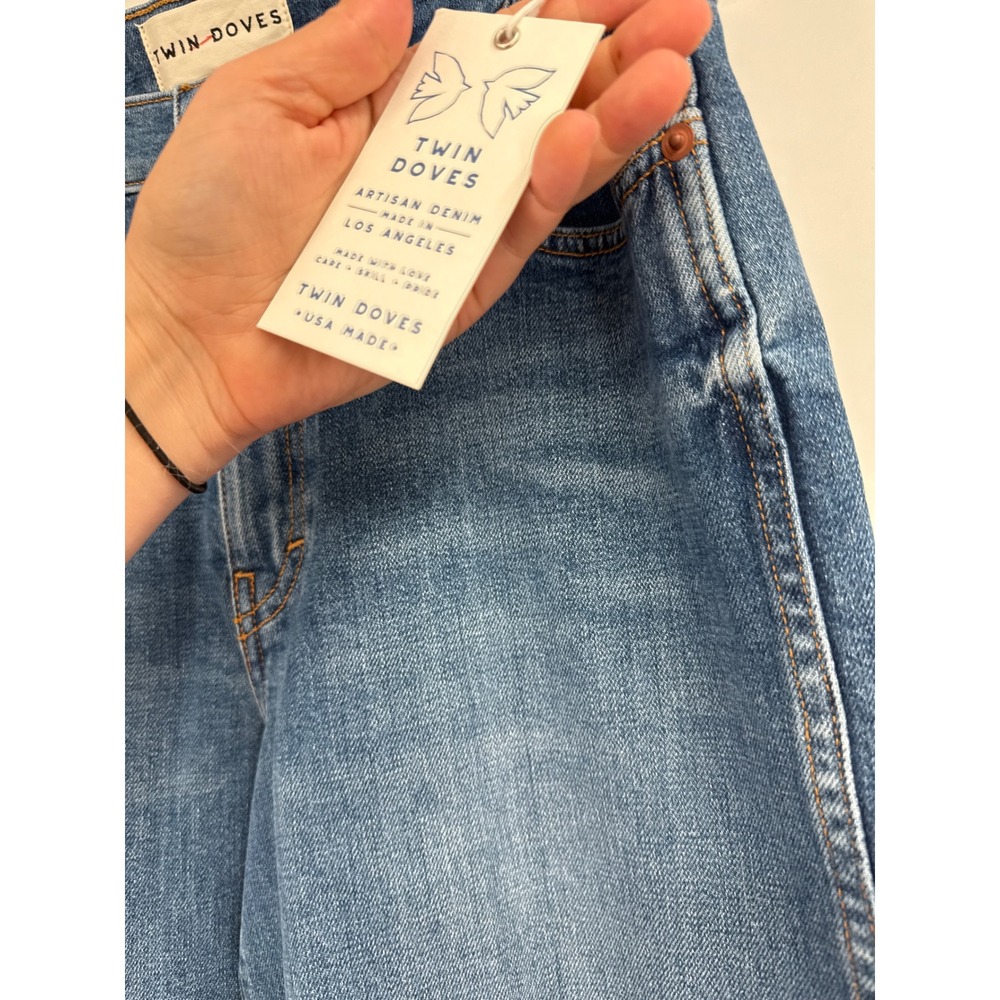Emerson Fry Twin Doves Thrifter Gem Ankle Jeans Blue Denim NWT 29 - Picture 4 of 9